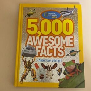 National Geographic Kids 5,000 Awesome Facts about everything Hardcover book